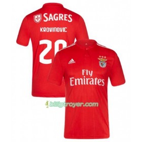 Billige Fotballdrakter Benfica Filip Krovinovic 20 Hjemmedraktsett 2018/19 Kortermet